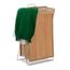 Relaxdays Corbeille à Linge Bambou 40L - Panier Pliable Avec Anses - Naturel 61x38x22 Cm
