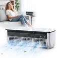 Mini Climatiseur ventilateur Portable , brumisateur 6000mAh,Mural Sans Conduit Avec Télécommande Et Ventilateur À 3 Vitesses