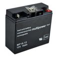 multipower MP18-12 12V 18Ah Batterie de plomb-0