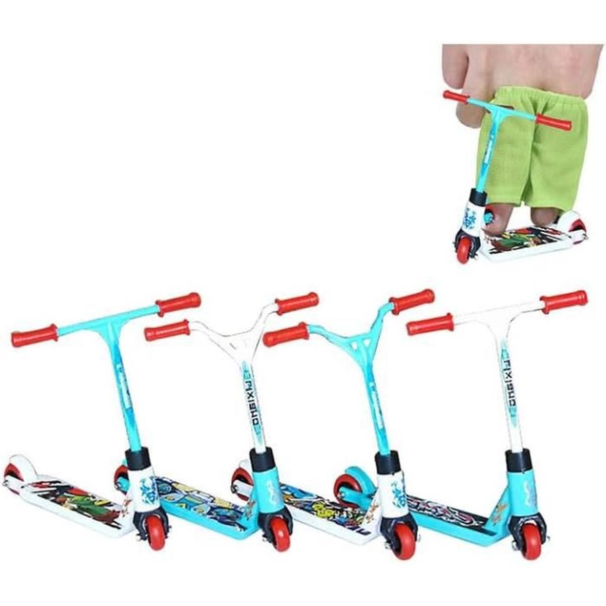 Grip & Tricks - 3 Finger Skate - Mini Skate Pack 3 - Enfant - Garçon