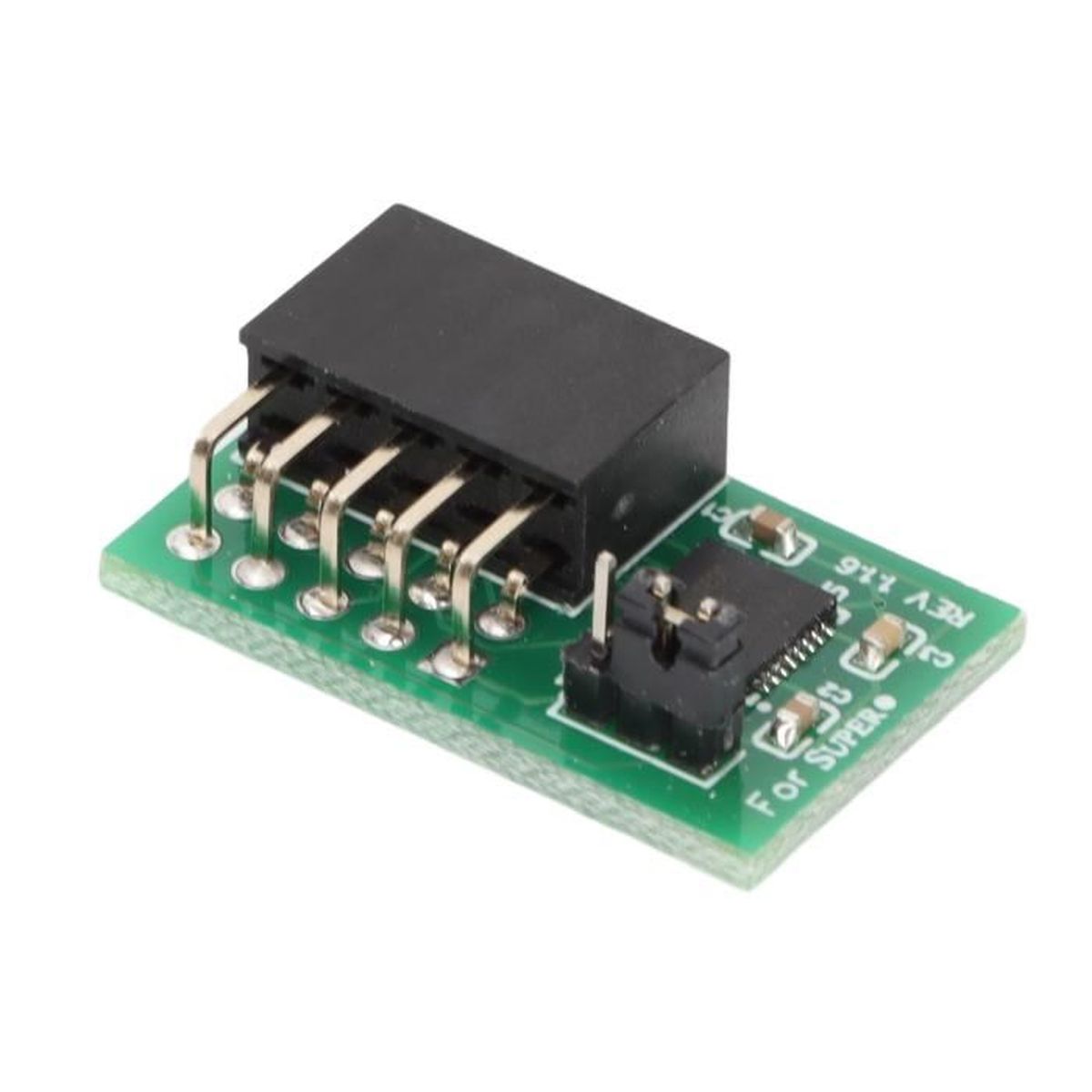 Puce TPM 2.0 Module de sécurité de cryptage de carte à distance TPM 2.0 pour Super Micro 10pin