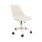 THE HOME DECO FACTORY Chaise de bureau Kiruna blanc