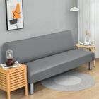 MINETGNON Housse de Canapé Clic Clac Extensive et confortable -Taille ajustable( 180-210cm) -3places- Gris