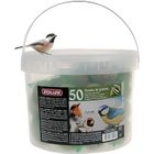 Boules de graisse - ZOLUX - 90g - Seau 50 - Énergétiques pour oiseaux - Conservation optimale