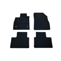 Tapis de sol sur mesure pour Peugeot 207 - CUSTO AUTO - Vendôme Noir - Moquette Aiguillette 550g/m2
