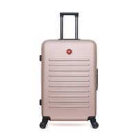 Valise Cabine Weekend ABS SWISS KOPPER 4 Roues - 65 Cm - Idéale Pour Voyages Courts - Neuf Sous Blister