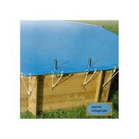 Couverture de sécurité Ubbink pour piscine - 400x550 cm octogonale