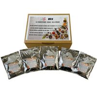 BS BOX, La charcuterie facile : 100% épices - 5 sacs d'épices à charcuterie en unidose pour la fabriquation de 5 kg de viande chacun