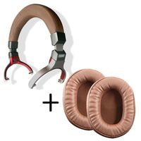 Pièces de réparation bandeau coussinets d'oreille coussins pour casque Audio Technica ATH-MSR7 GT2183