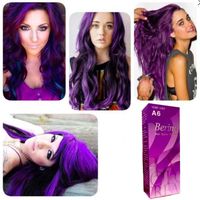 Coloration Cheveux - Teinture capillaire DIY Couleur Violet A6
