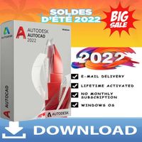 Autodesk AutoCAD 2022 Licence perpétuelle windows A télécharge