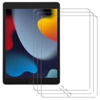 (3 pièces) Apple- iPad (2021) - 10,2" Protecteur d'écran, iPad 9e Gén Protecteur d'écran HD Transparent Verre Trempé Protection Film