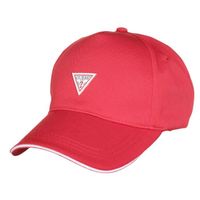 Casquettes Guess Classic logo triangle Rouge Homme