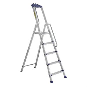 Hailo 8845-011 Escabeau Professionnel Taille XXL 5 marches