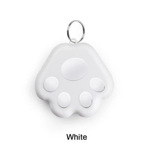 TRACAGE GPS blanc--Mini chien GPS Bluetooth 4.0 Tracker, dispo
