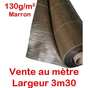 NATTE ANTI-VÉGÉTATION Vente au mètre / 130g/m2 Toile Bache de paillage t