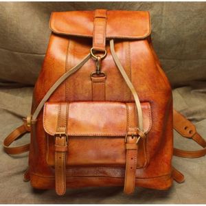 Jessie Jonah Sac /à bandouli/ère pour Homme Style d/écontract/é Vintage Sac /à Main en Cuir de Haute qualit/é