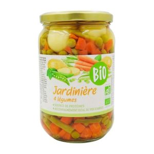 LÉGUMES & MÉLANGES Agidra - Jardinière de légumes BIO bocal 470g - Po
