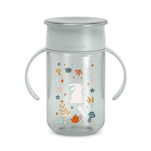Lot De 2 Tasses D'Apprentissage Munchkin Miracle 360 + 6 Cuillères Bébé - Anti-Fuites Et Sans BPA - 207ml
