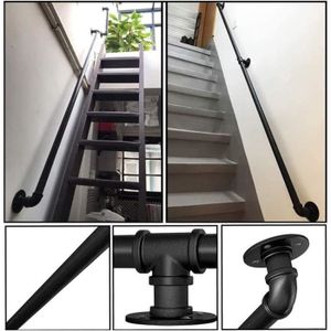 Escalier Main Courante Kit Mopstick Rail en coffret main courante Kit Pin Chrome & Bouchons 