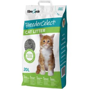 LITIÈRE SILICE - ARGILE BreederCelect litière pour chat 20 litres sans pou