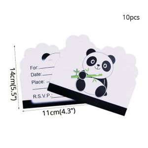 Carte anniversaire panda - Cdiscount