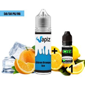 LIQUIDE E liquide Citron orange ice - 50ml - Vapiz + 1 boo