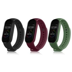 Bracelet de Remplacement en Silicone Souple Non Compatible avec xiaomi Mi Band 5 Femmes Hommes Funeng Bracelet Compatible avec Xiaomi Mi Band 4 / Xiaomi Mi Band 3 