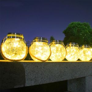 LAMPE DE JARDIN  EJ.life Lampe Solaire Lampadaire 1 Verre/Inox/ABS