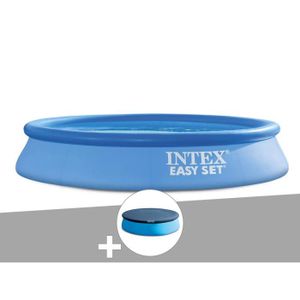 PISCINE Piscine autoportée - INTEX - Easy Set - 3,05 x 0,61 m - Hors-sol - Gonflable