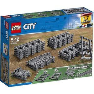 ASSEMBLAGE CONSTRUCTION LEGO® City 60205 Pack de Rails