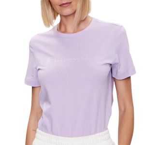 T-SHIRT T-shirt Violet Femme Champion Crew neck