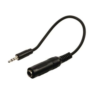Adaptateur XLR Mâle vers Mini Jack 3.5mm Femalle TRS Audio Prise 3 Broches  Connecteur XLR vers Femalle Jack 3.5 TRS Câble de [392] - Cdiscount  Téléphonie