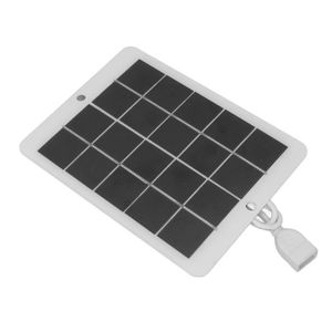 BALISE - BORNE SOLAIRE  Omabeta chargeur de panneau solaire portable Mini chargeur de panneau solaire 3W 5V, plaque de solaire d'extérieur jardin borne