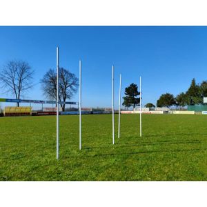 Football Rugby Base en Option pour Gazon Synthétique FORZA Piquets de Slalom pour l’Entraînement d’Agilité 1,5m ou 1,8m de Haut | Qualité Professionnelle
