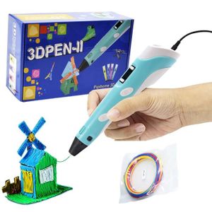 3D stylo 3d bricolage dessin stylo avec écran lcd compatible pla filament  jouets coffre-fort stylo 3d pour enfants enfants noël cadeau de naissance