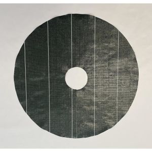 NATTE ANTI-VÉGÉTATION Kolvert garden 5 disques en Toile de paillage avec 10 agrafes diamètre 80 cm6