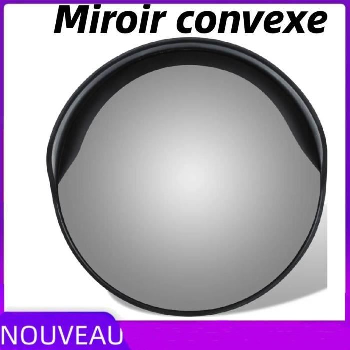 Produits de sécurité Zenith Miroir convexe avec support,  Intérieur/Extérieur, Diamètre 18