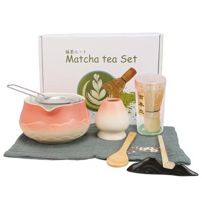 Kit Matcha Complet 4 Accessoires – Fouet Bambou Traditionnel, Cuillère, Passoire + Support, Idéal Pour Cérémonie Et Amateurs De Thé Matcha