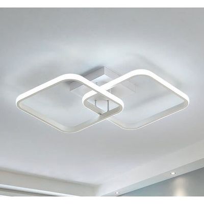Plafonnier LED carré Moderne Lampe de Plafond Acrylique 42W pour Cuisine  Salle à Manger Salon Studio Bureau 6500K - Cdiscount Maison