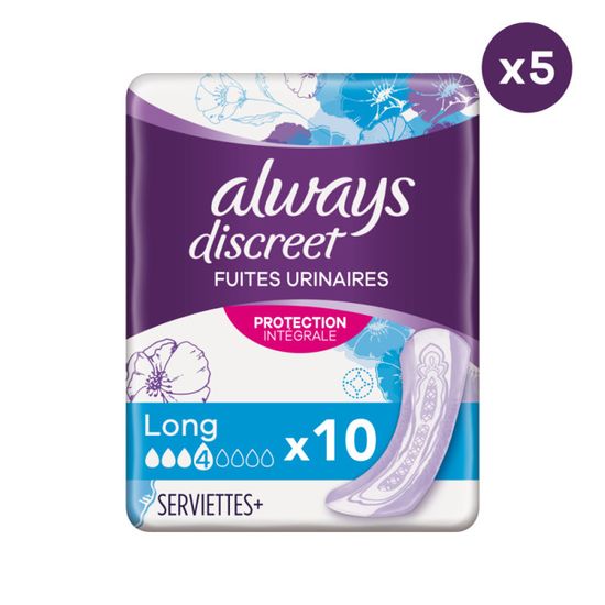 Always Discreet Fuites Urinaires Protection Intégrale Serviettes Normal 12 Pc(s) - Redcare Apotheke