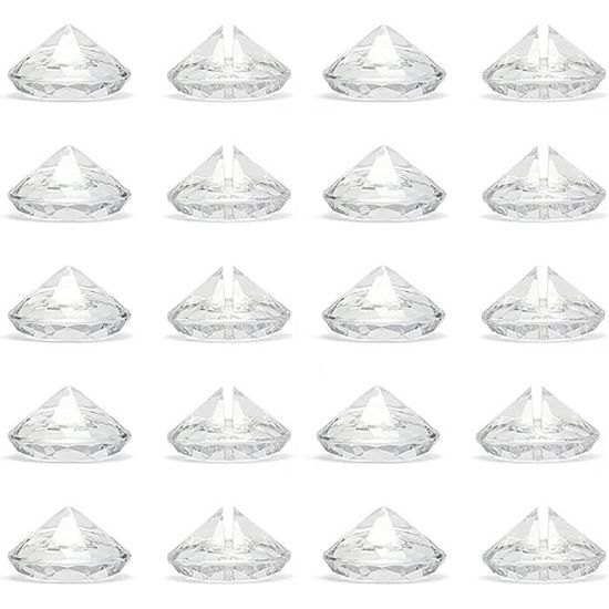 Porte-cartes De Table En Bois - Lot De 20 Avec Cartes De Place - Pour Mariage, Fête, Restaurant - Design Simple Et Naturel