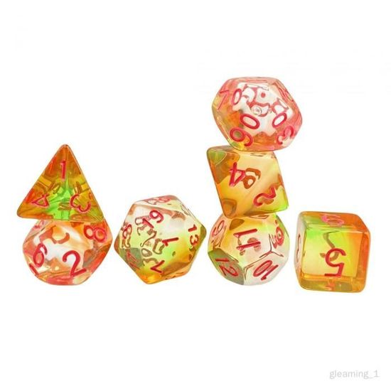Dés Polyédriques Jeu De Rôle Fasizi - Lot De 21 Dés Polyédriques (3