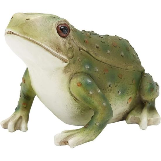 Présentoir Figurine Grenouille En Céramique Arnels - Vert, Format Extra Large, Pour Intérieur/extérieur