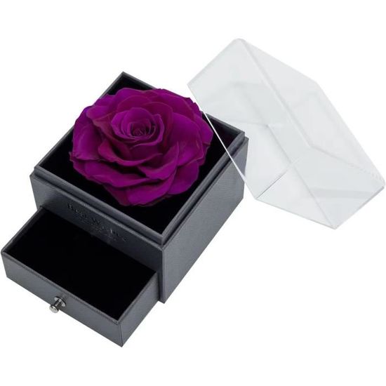 Coffret Cadeau Ariceleo - Ours Rose Éternelle Avec Collier Cœur