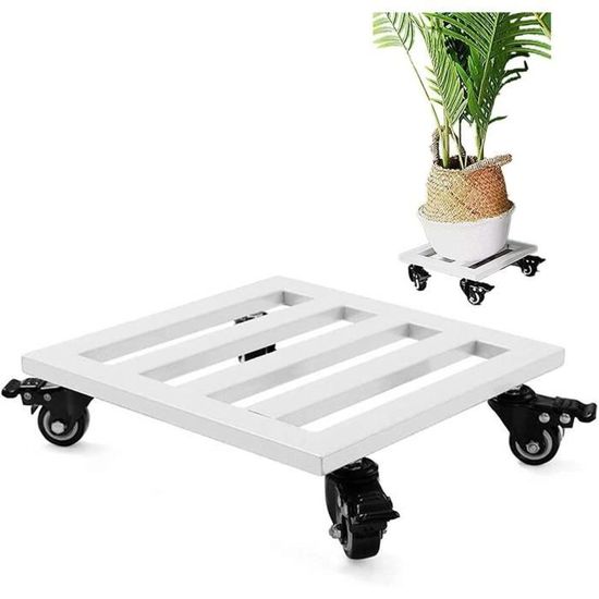 CHARIOT SOCLE POT De Fleurs En Bois Plateau Déplacement Pour Jardin EUR