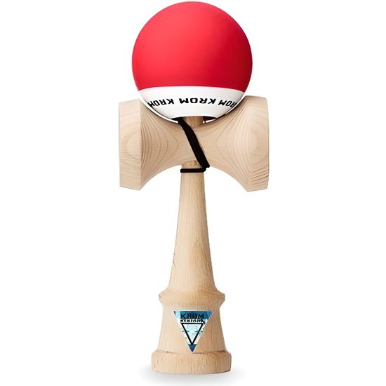 Kendama Krom Jody Barton Flowers - Bois De Hêtre - Peinture Caoutchouc - Pour Débutants Et Pros