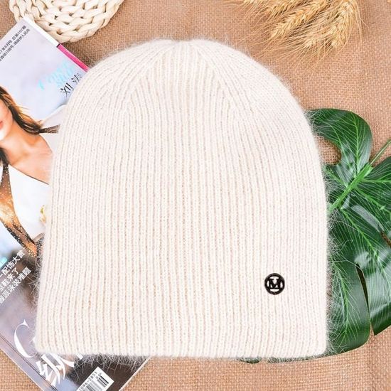 Chapeau D'hiver Blanc Cabela's Doublé Fourrure – Pour Femme – Marque HaT – État Occasion – Chaud Et Magnifique