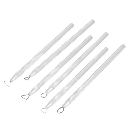 Lot De 6 Grattoirs En Acier Inoxydable Pour Argile - Outils De Modelage Et Sculpture