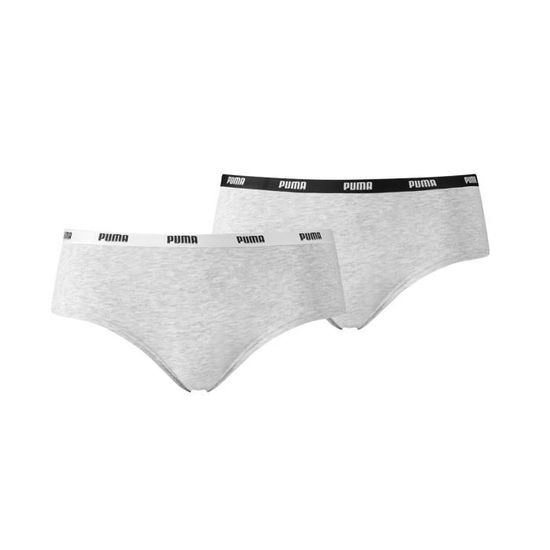 اكاي Boxer PUMA Femme en Coton Qualité et Confort Pack de 2 SHORTIES PUMA Gris اكاي اكاي Boxer PUMA Femme en Coton Qualité et Confort Pack de 2 SHORTIES PUMA Gris اكاي